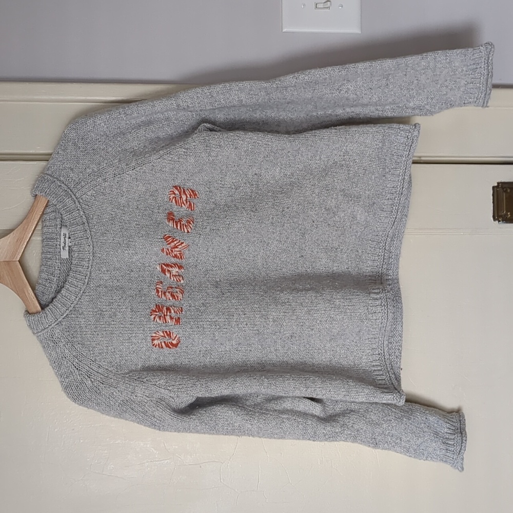 Dreamer Gray Madewell Sweater, Medium